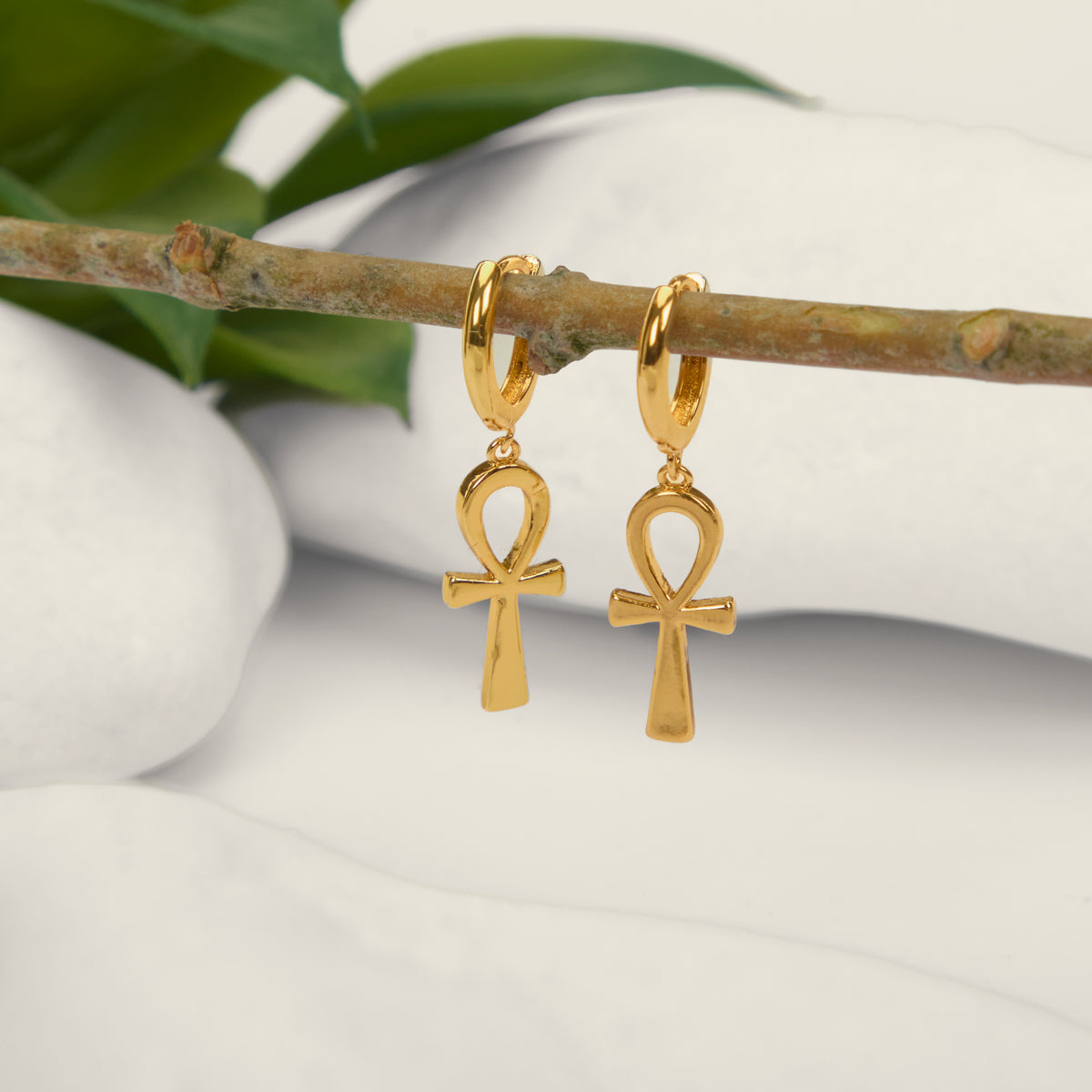 Ankh Earrings