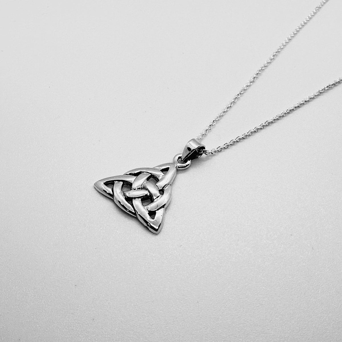 Sterling Silver Triple Triquetra Pendant