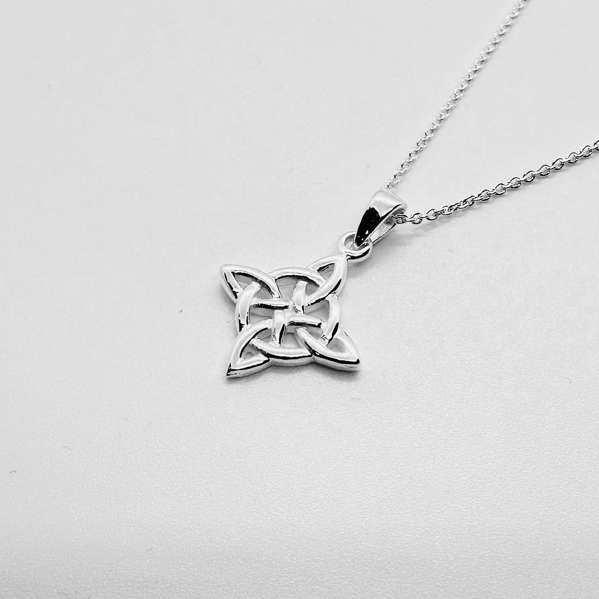 Sterling Silver Infinite Knot Pendant