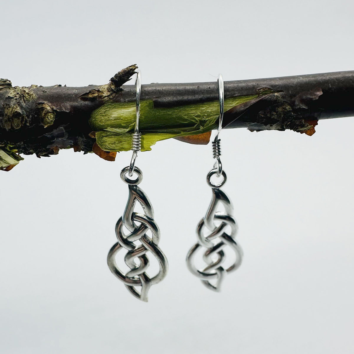 Sterling Silver Infinite Earrings