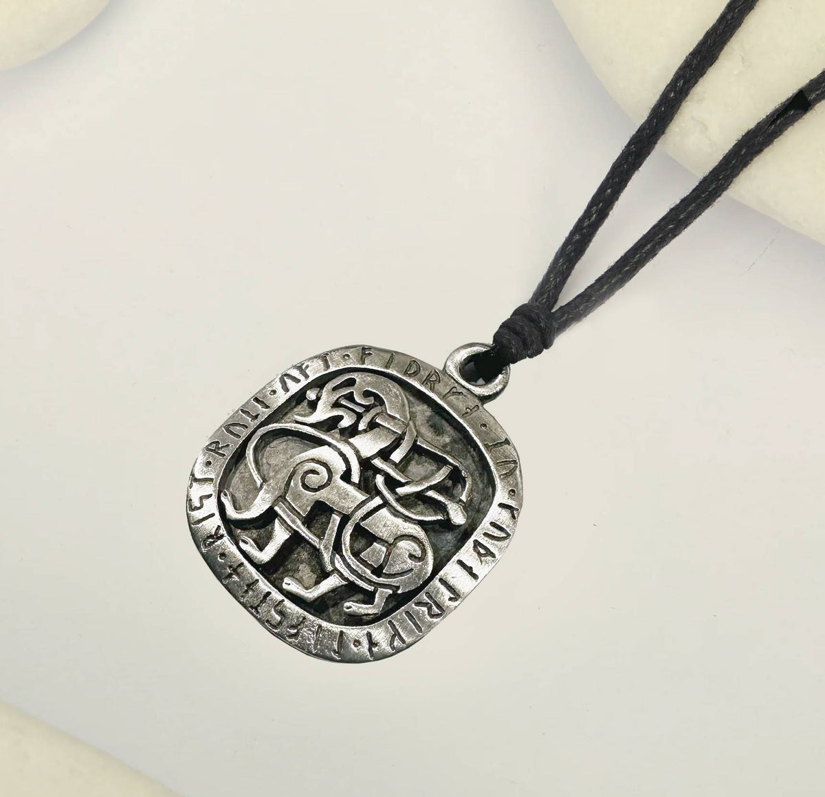 Viking Árvakr Pewter Pendant