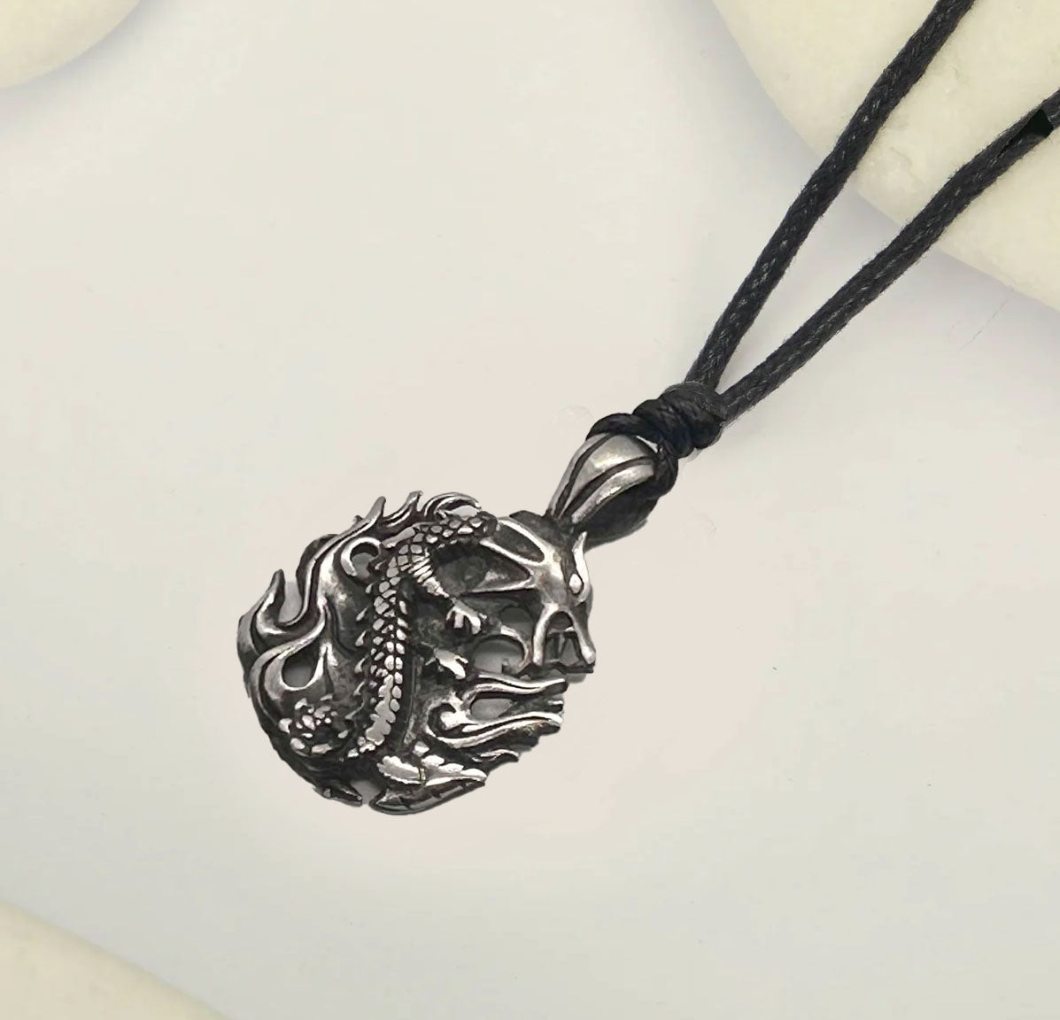 Gaasyendietha Pewter Pendant